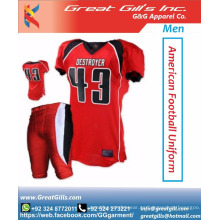 Impresión por sublimación Uniformes de fútbol americano / Uniforme de fútbol de EE. UU.